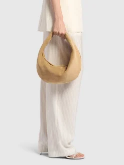 Borsa hobo media Olivia in camoscio