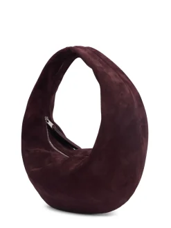 Borsa hobo Medium Olivia in camoscio