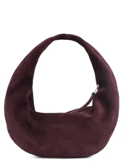 Borsa hobo Medium Olivia in camoscio