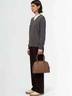 Borsa India 10 in pelle martellata