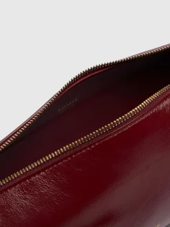 Borsa Kye in pelle verniciata craclé