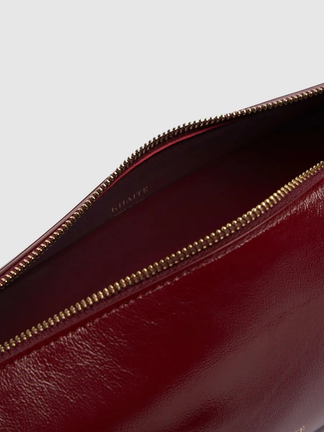 Borsa Kye in pelle verniciata craclé