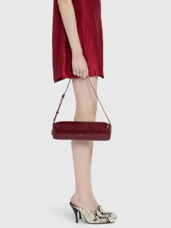 Borsa Kye in pelle verniciata craclé