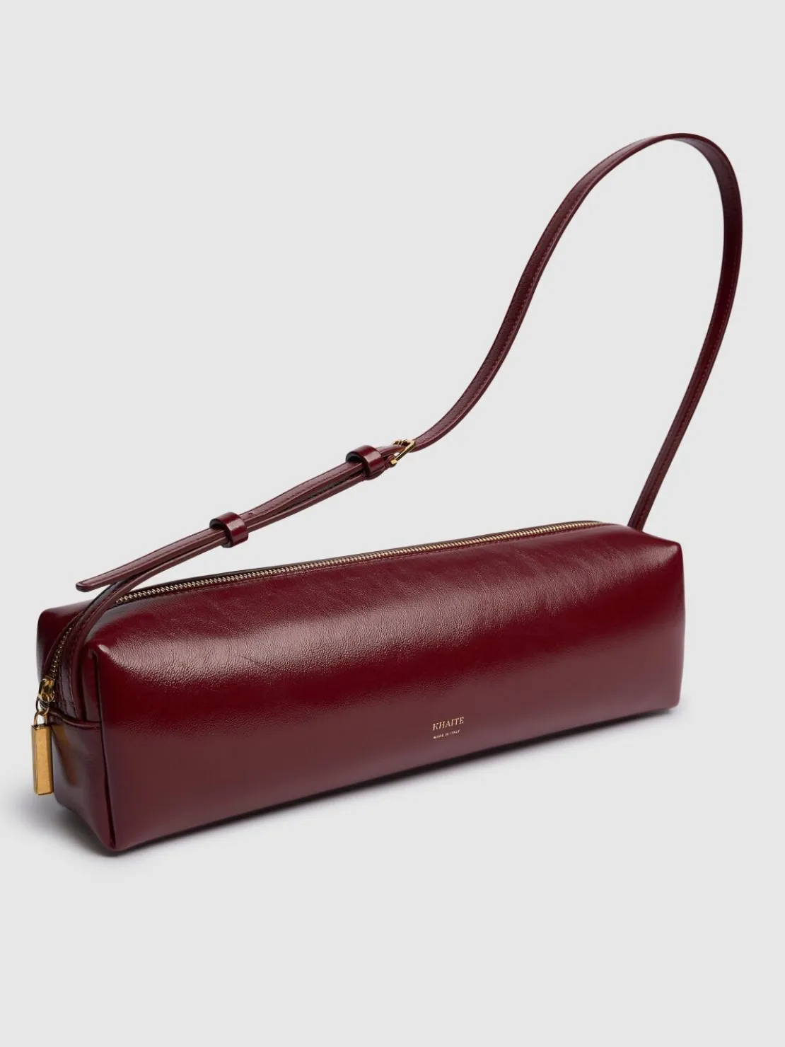 Borsa Kye in pelle verniciata craclé