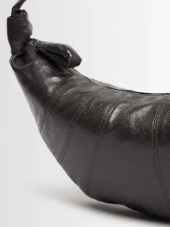 Borsa media Croissant in cotone spalmato