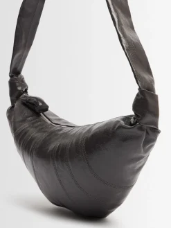 Borsa media Croissant in cotone spalmato