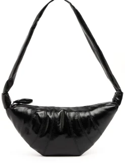Borsa media Croissant in cotone spalmato