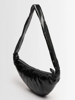 Borsa media Croissant in cotone spalmato