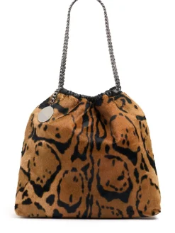 Borsa media Falabella stampa ocelot