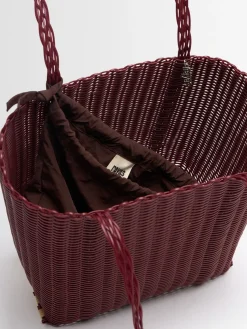 Borsa media intrecciata