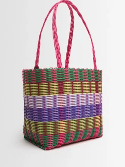 Borsa media intrecciata