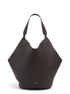 Borsa media LVR Exclusive Lotus in camoscio