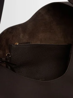 Borsa media LVR Exclusive Lotus in camoscio