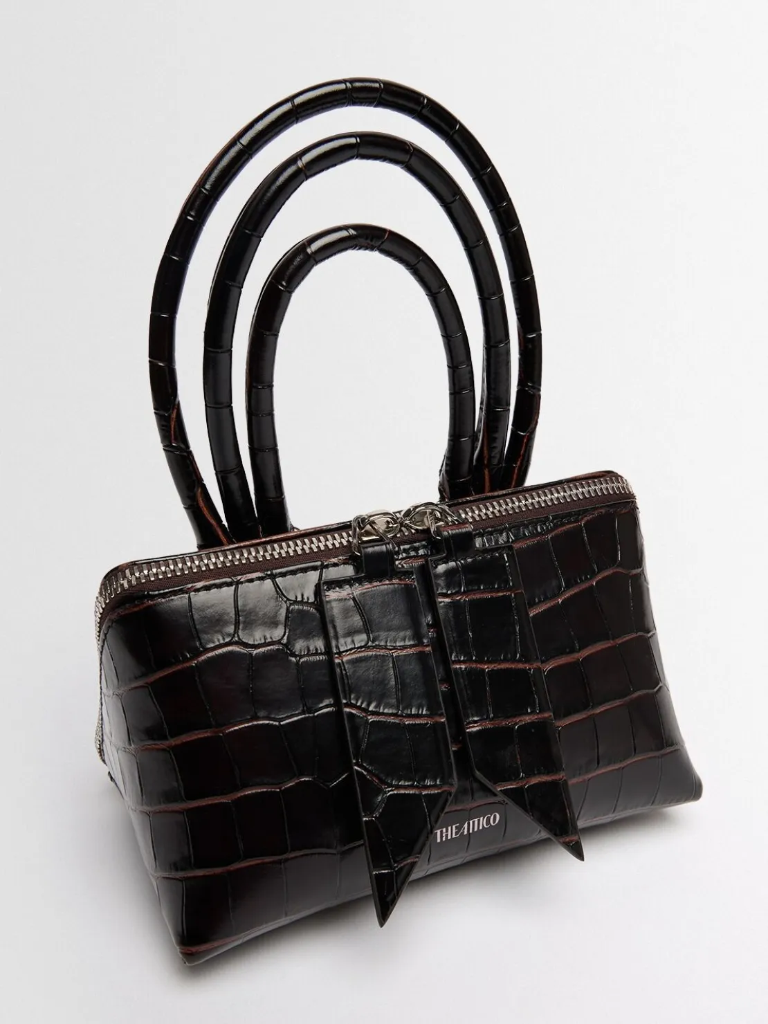 Borsa mini Friday in pelle goffrata