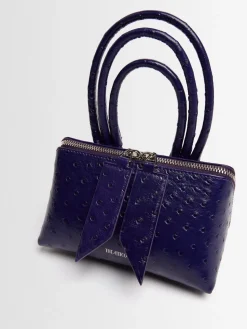 Borsa mini Friday in pelle goffrata