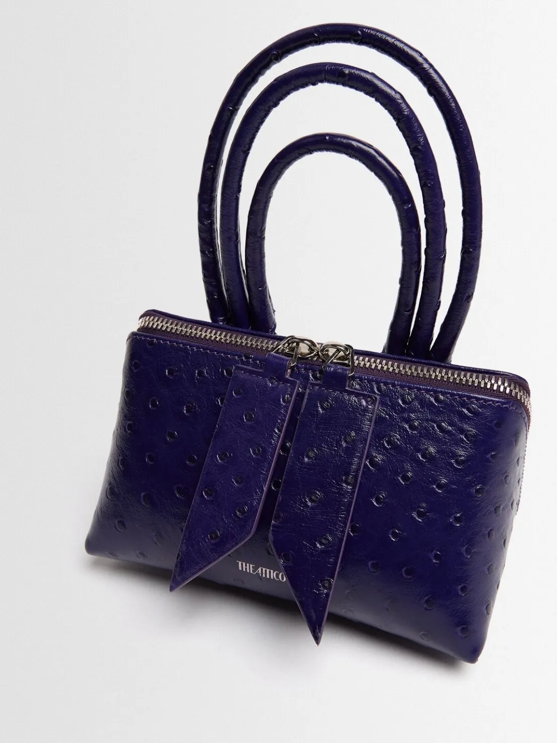 Borsa mini Friday in pelle goffrata