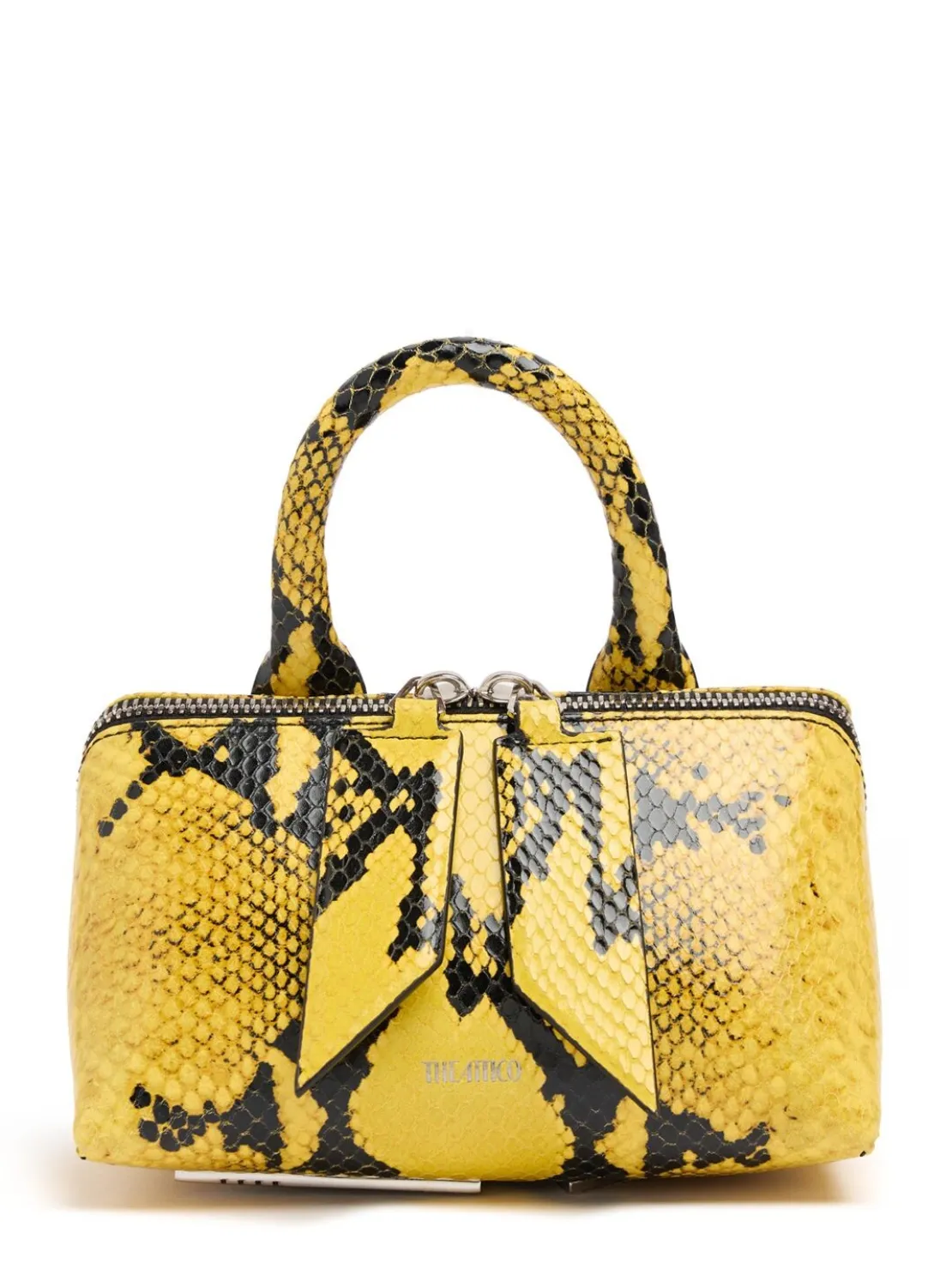Borsa mini Friday in pelle stampa serpente