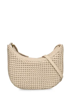 Borsa mini Sling in pelle intrecciata