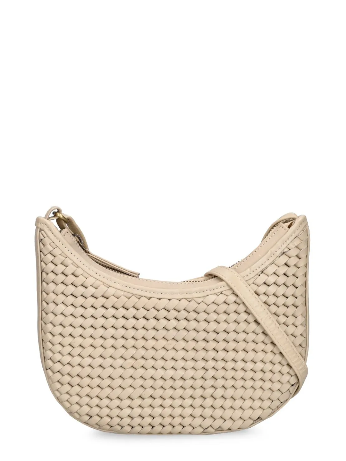 Borsa mini Sling in pelle intrecciata