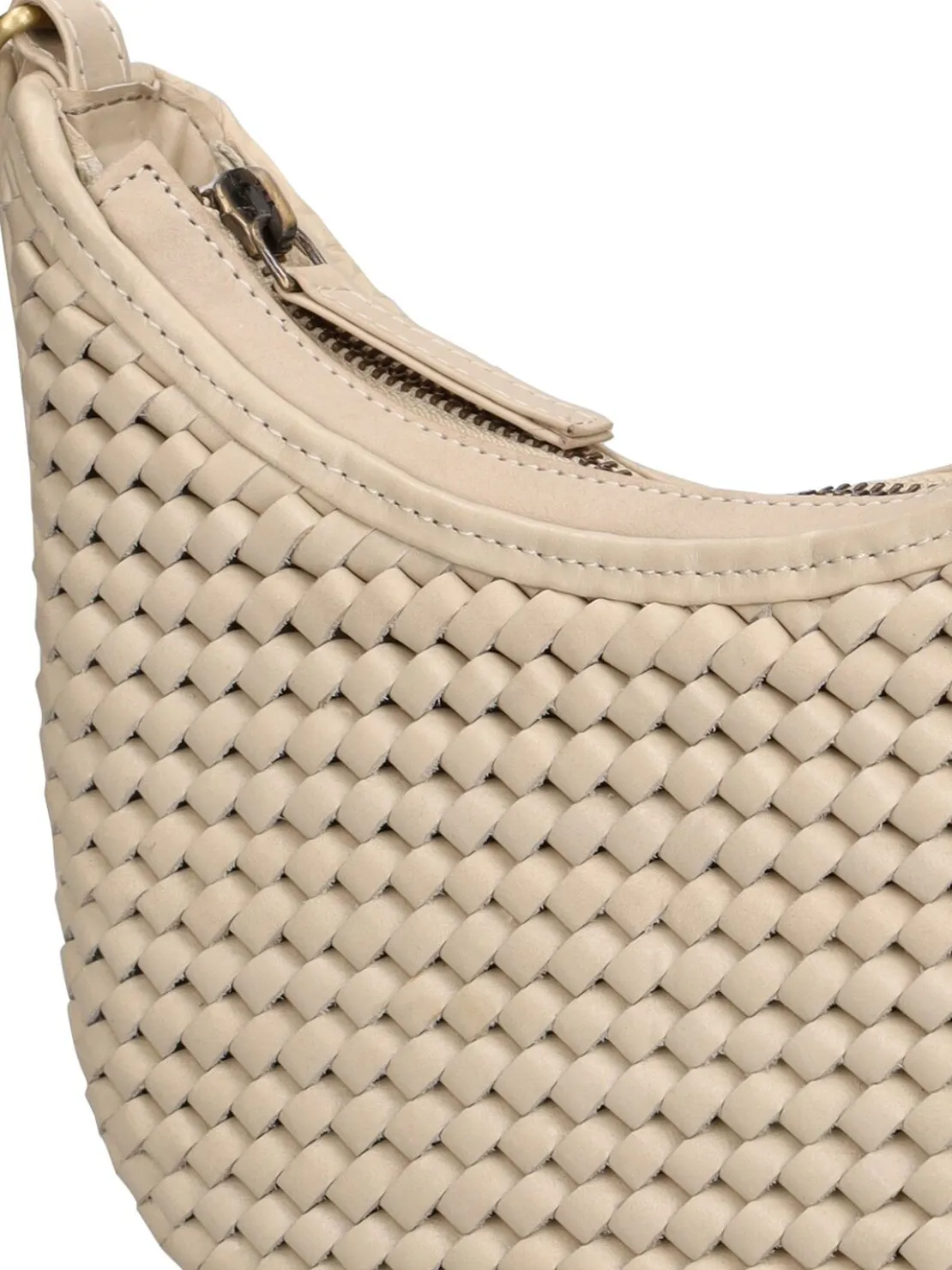 Borsa mini Sling in pelle intrecciata