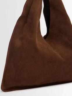 Borsa piccola Bindle in camoscio