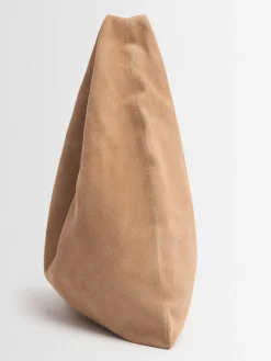 Borsa piccola Bindle in camoscio
