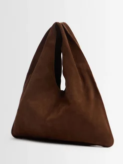 Borsa piccola Bindle in camoscio
