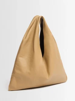 Borsa piccola Bindle in pelle con manico