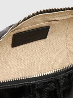 Borsa piccola Croissant in cotone spalmato