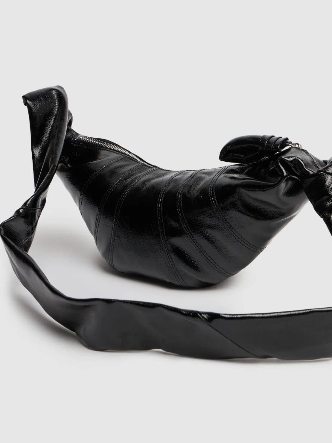 Borsa piccola Croissant in cotone spalmato