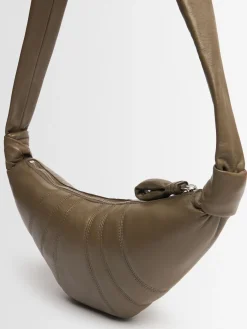Borsa piccola Croissant in nappa