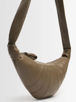 Borsa piccola Croissant in nappa