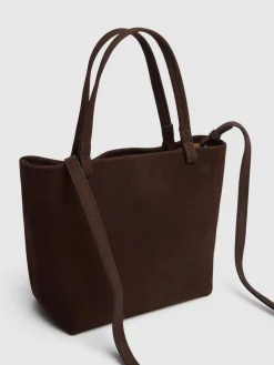 Borsa piccola Park in pelle nabuk