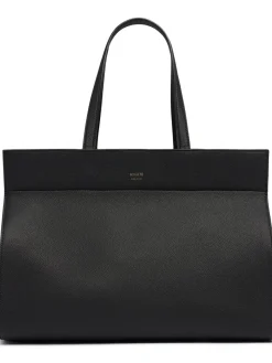 Borsa shopping Crosby in pelle liscia