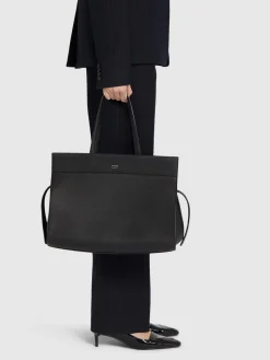 Borsa shopping Crosby in pelle liscia