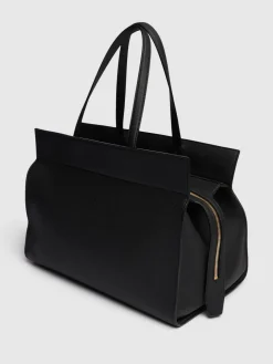 Borsa shopping Crosby in pelle liscia