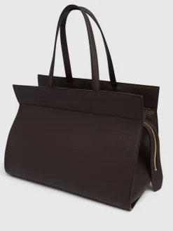 Borsa shopping Crosby in pelle liscia
