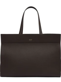 Borsa shopping Crosby in pelle liscia