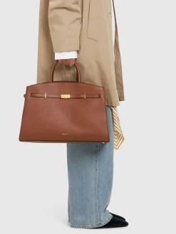 Borsa The Hudson in pelle martellata