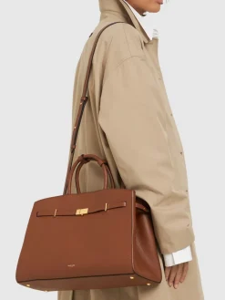 Borsa The Hudson in pelle martellata