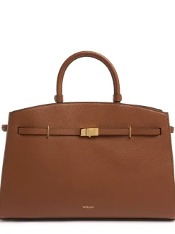 Borsa The Hudson in pelle martellata