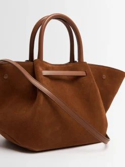 Borsa The Midi New York in camoscio