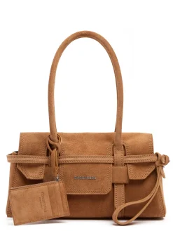 Borsa Twin in camoscio