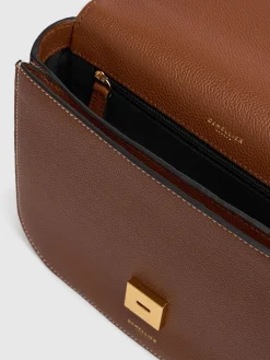 Borsa Vancouver in pelle martellata