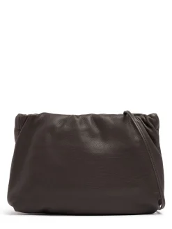 Bourse micro grain leather shoulder bag