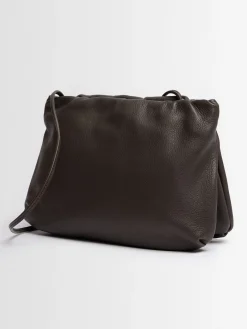 Bourse micro grain leather shoulder bag