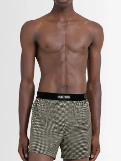 Boxer in seta stampa grafica