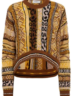 Boxy fit cotton sweater