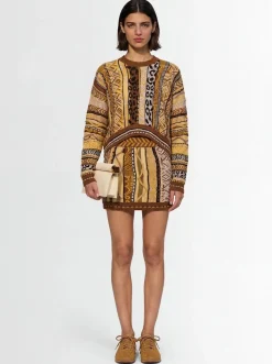 Boxy fit cotton sweater