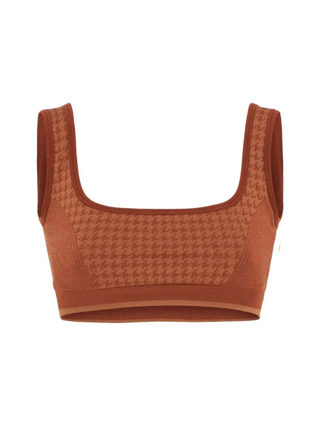 Bralette in misto lana pied de poule
